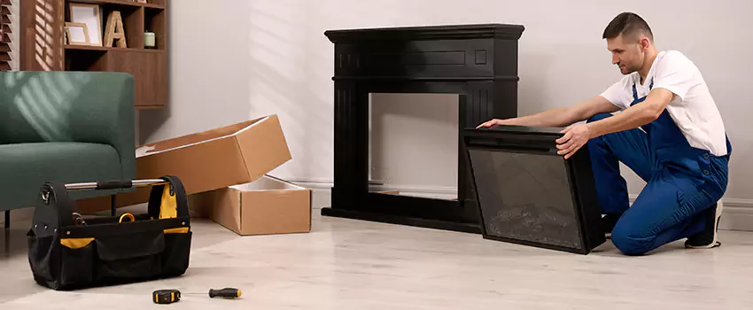 Old Rusted Metal Fireplace Repair And Replacement in Alamogordo, NM